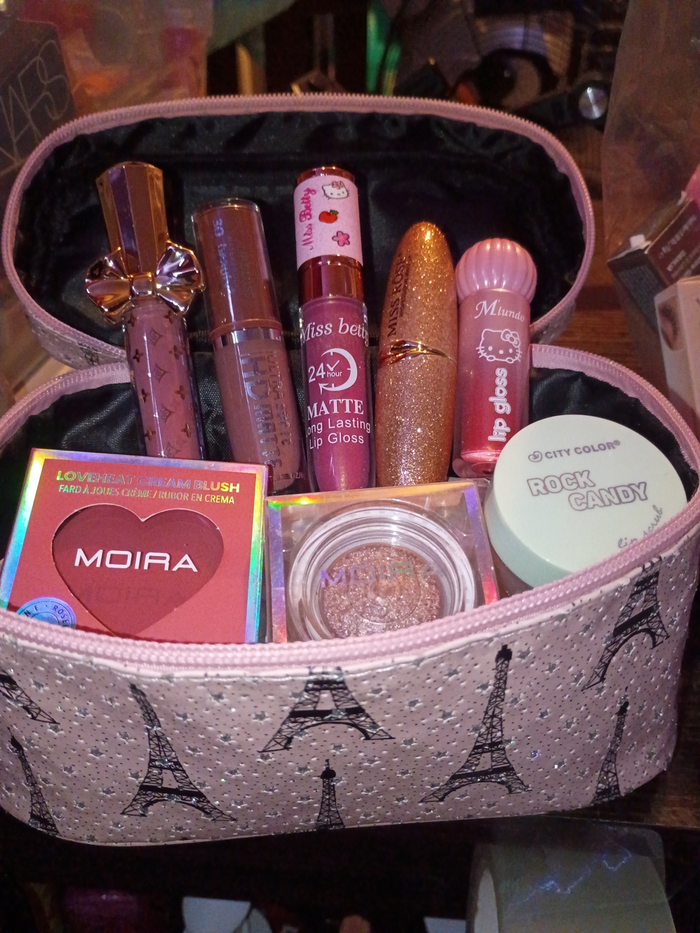 Pink Matte Lip Gloss Set - Pink